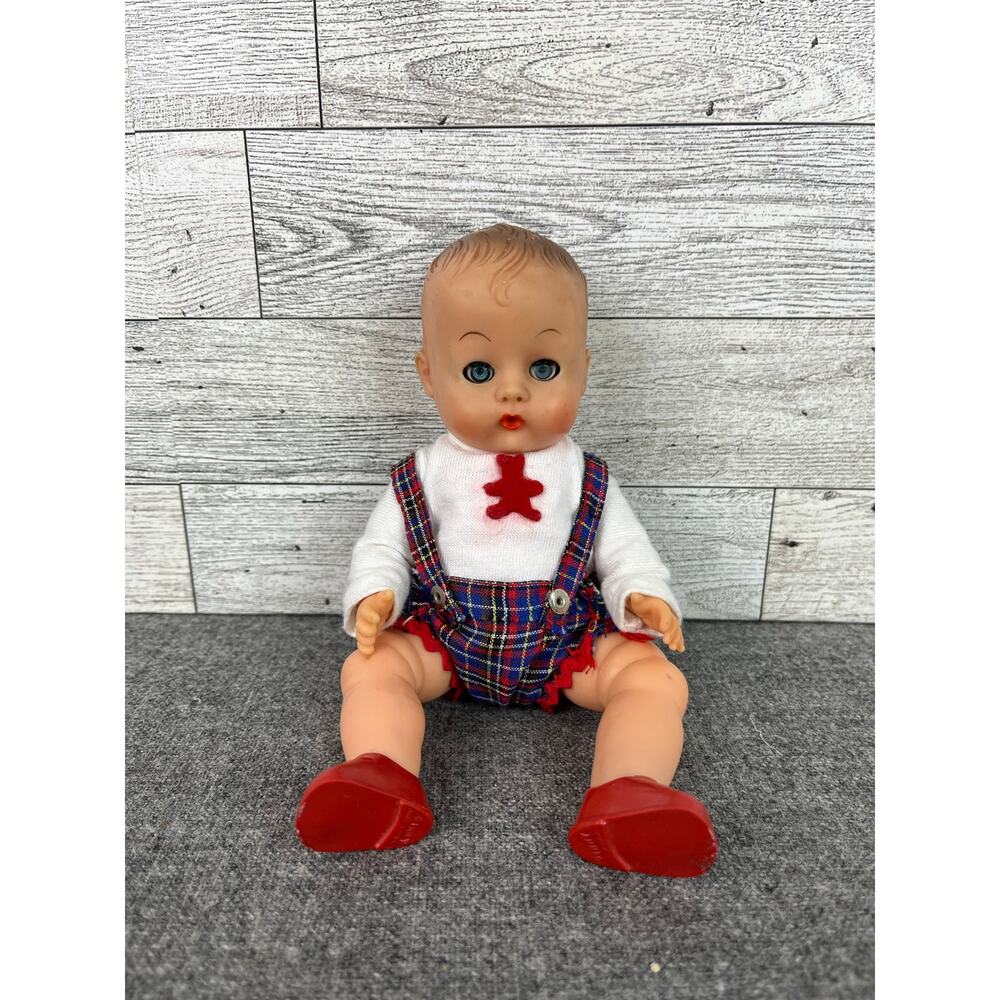 VOGUE JIMMY DOLL Vintage Ginnette 8 in Jimmy Baby Boy Drink Wet Original Outfit